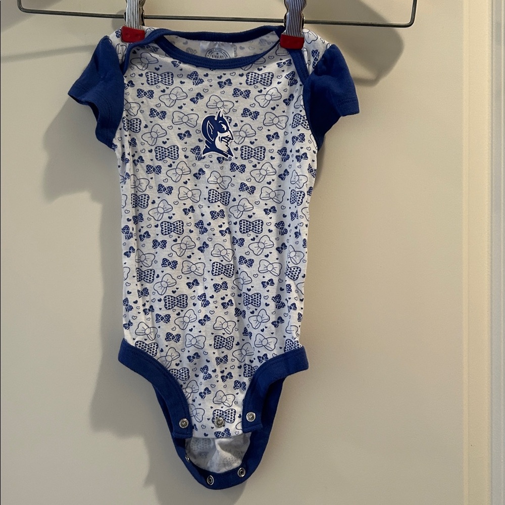 Rivalry Duke University Baby Onesie short sleeves “The Future Duke” size 6-9M
